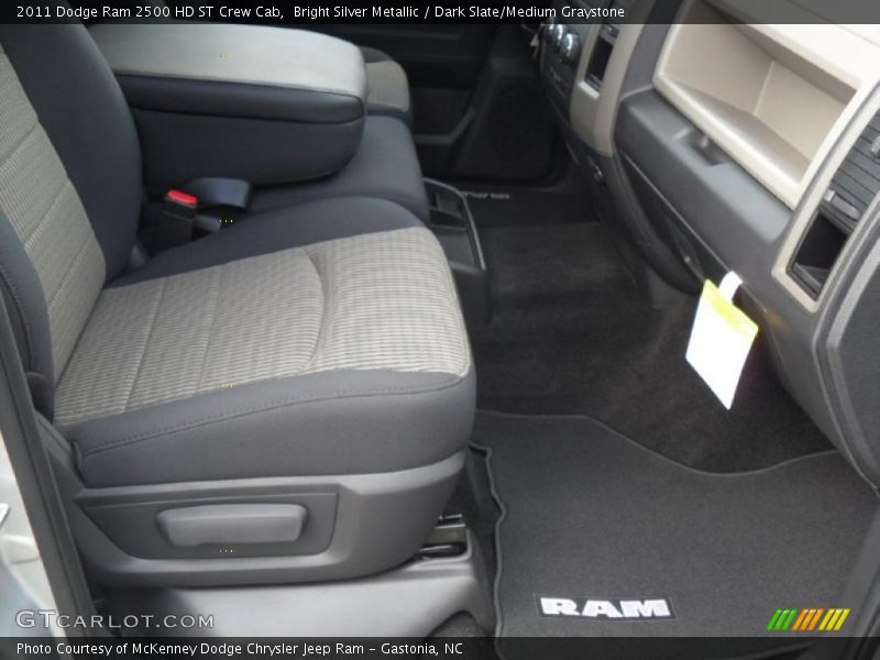 Bright Silver Metallic / Dark Slate/Medium Graystone 2011 Dodge Ram 2500 HD ST Crew Cab