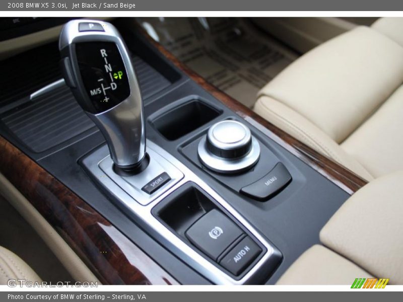 Jet Black / Sand Beige 2008 BMW X5 3.0si