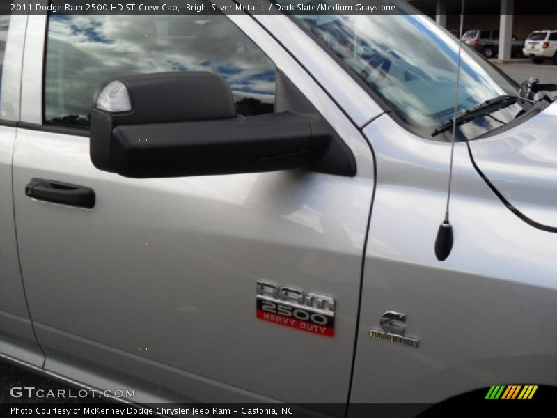 Bright Silver Metallic / Dark Slate/Medium Graystone 2011 Dodge Ram 2500 HD ST Crew Cab