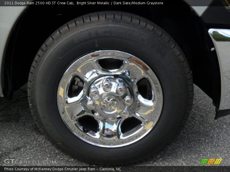 Bright Silver Metallic / Dark Slate/Medium Graystone 2011 Dodge Ram 2500 HD ST Crew Cab