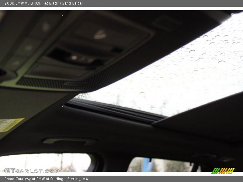 Jet Black / Sand Beige 2008 BMW X5 3.0si