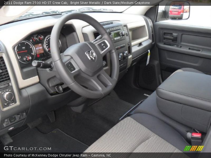 Bright Silver Metallic / Dark Slate/Medium Graystone 2011 Dodge Ram 2500 HD ST Crew Cab