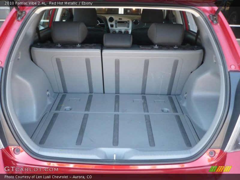 Red Hot Metallic / Ebony 2010 Pontiac Vibe 2.4L