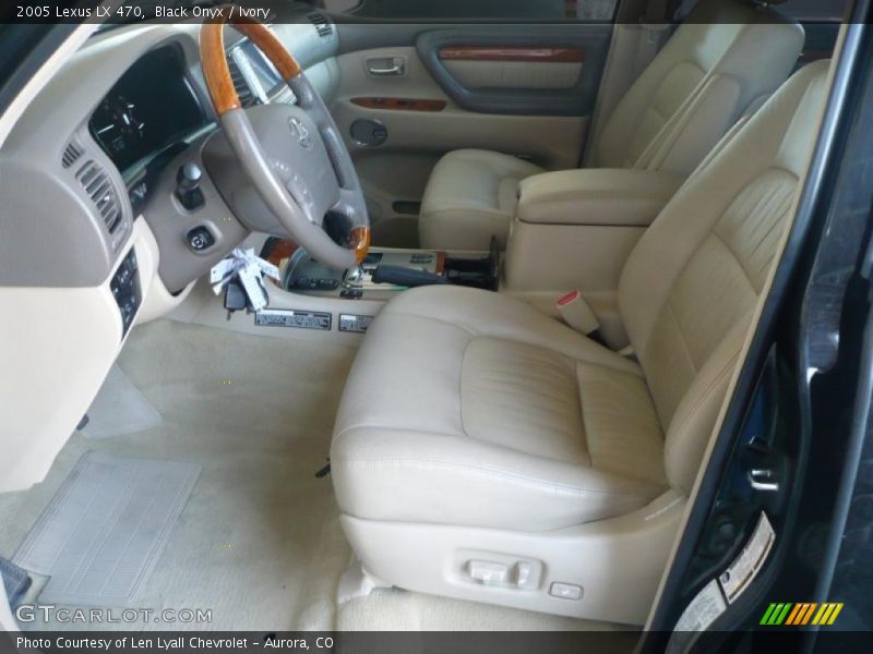 Black Onyx / Ivory 2005 Lexus LX 470
