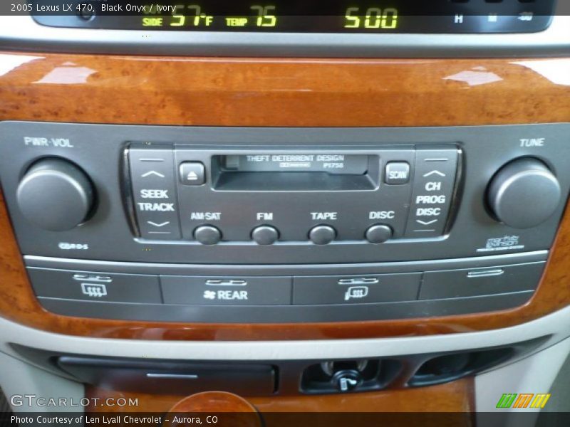 Black Onyx / Ivory 2005 Lexus LX 470