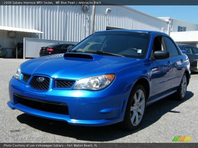 WR Blue Pearl / Anthracite Black 2006 Subaru Impreza WRX Sedan