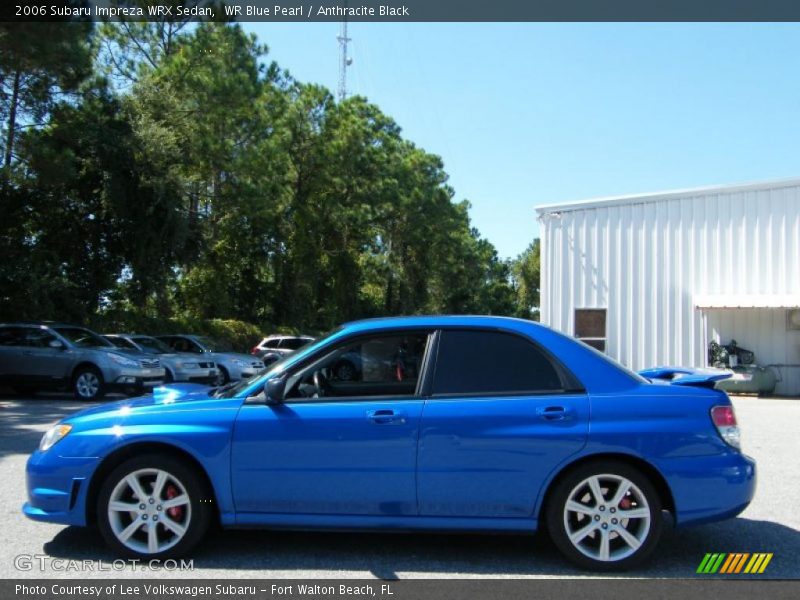 WR Blue Pearl / Anthracite Black 2006 Subaru Impreza WRX Sedan
