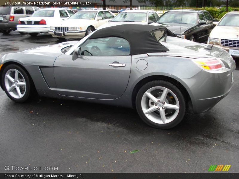 Silver Graphite / Black 2007 Saturn Sky Roadster
