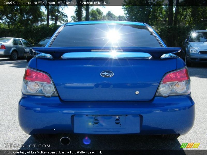 WR Blue Pearl / Anthracite Black 2006 Subaru Impreza WRX Sedan