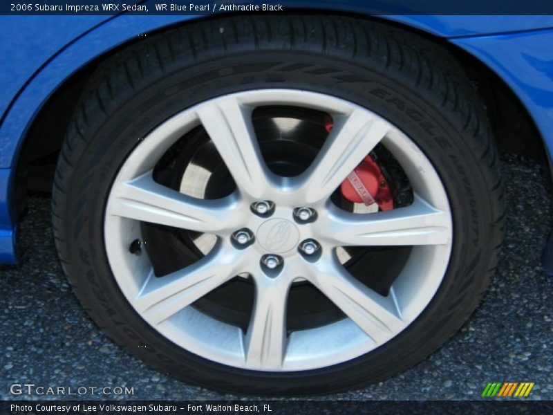 WR Blue Pearl / Anthracite Black 2006 Subaru Impreza WRX Sedan