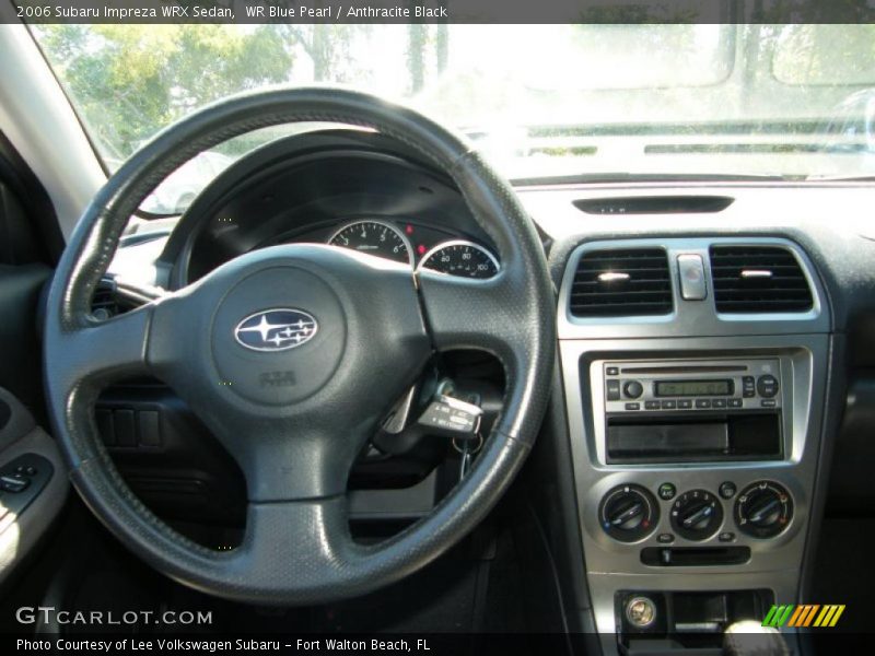 WR Blue Pearl / Anthracite Black 2006 Subaru Impreza WRX Sedan
