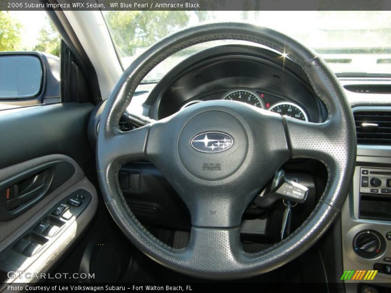 WR Blue Pearl / Anthracite Black 2006 Subaru Impreza WRX Sedan