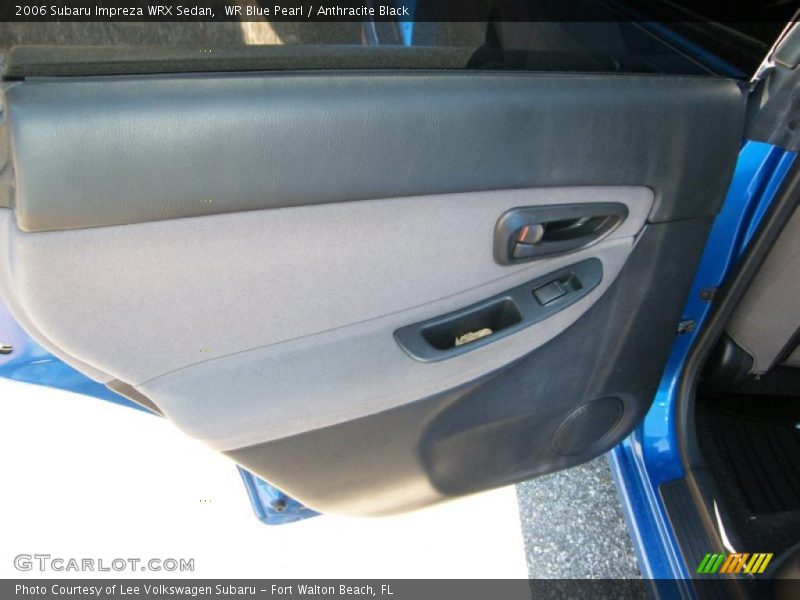 WR Blue Pearl / Anthracite Black 2006 Subaru Impreza WRX Sedan