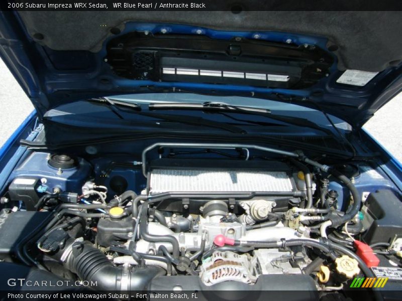 WR Blue Pearl / Anthracite Black 2006 Subaru Impreza WRX Sedan