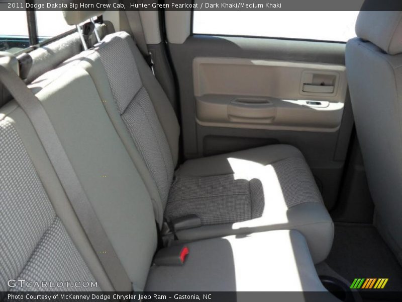 Hunter Green Pearlcoat / Dark Khaki/Medium Khaki 2011 Dodge Dakota Big Horn Crew Cab