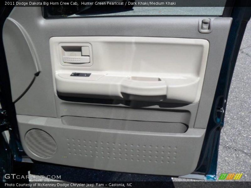 Hunter Green Pearlcoat / Dark Khaki/Medium Khaki 2011 Dodge Dakota Big Horn Crew Cab