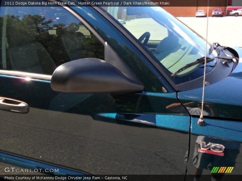 Hunter Green Pearlcoat / Dark Khaki/Medium Khaki 2011 Dodge Dakota Big Horn Crew Cab