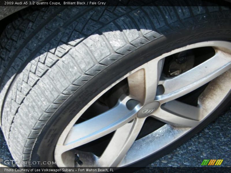 Brilliant Black / Pale Grey 2009 Audi A5 3.2 quattro Coupe