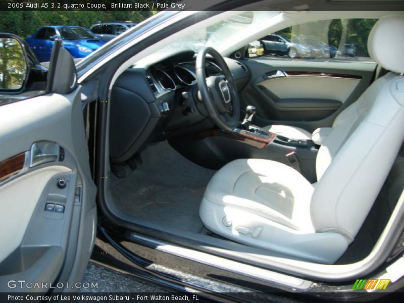 Brilliant Black / Pale Grey 2009 Audi A5 3.2 quattro Coupe