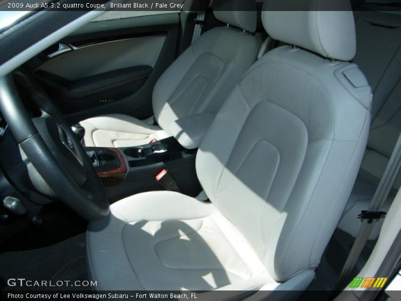 Brilliant Black / Pale Grey 2009 Audi A5 3.2 quattro Coupe