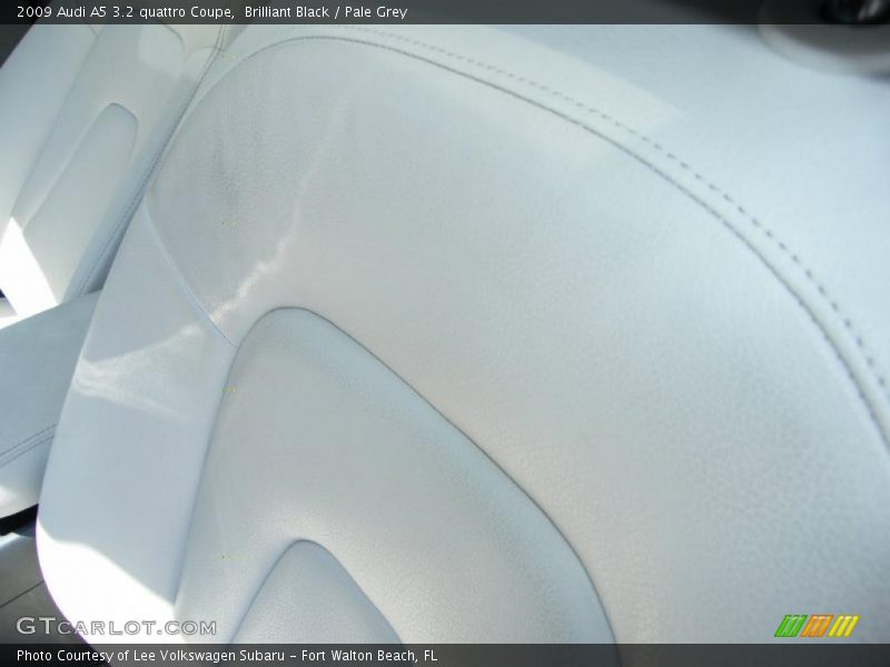 Brilliant Black / Pale Grey 2009 Audi A5 3.2 quattro Coupe