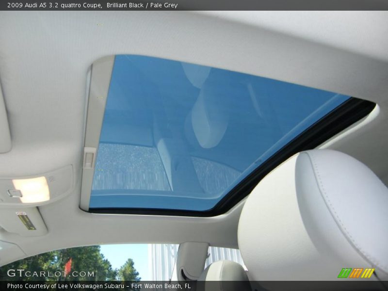 Brilliant Black / Pale Grey 2009 Audi A5 3.2 quattro Coupe