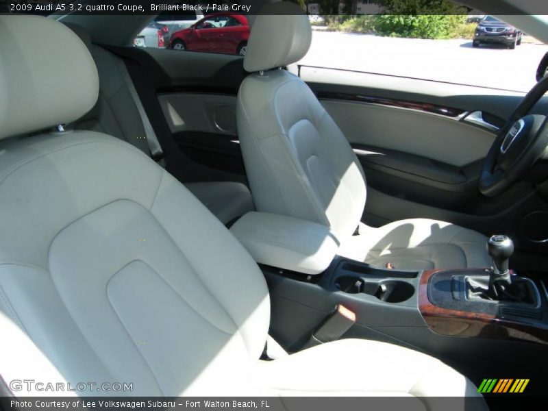 Brilliant Black / Pale Grey 2009 Audi A5 3.2 quattro Coupe