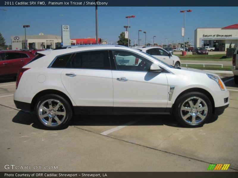 Platinum Ice Tricoat / Shale/Ebony 2011 Cadillac SRX FWD
