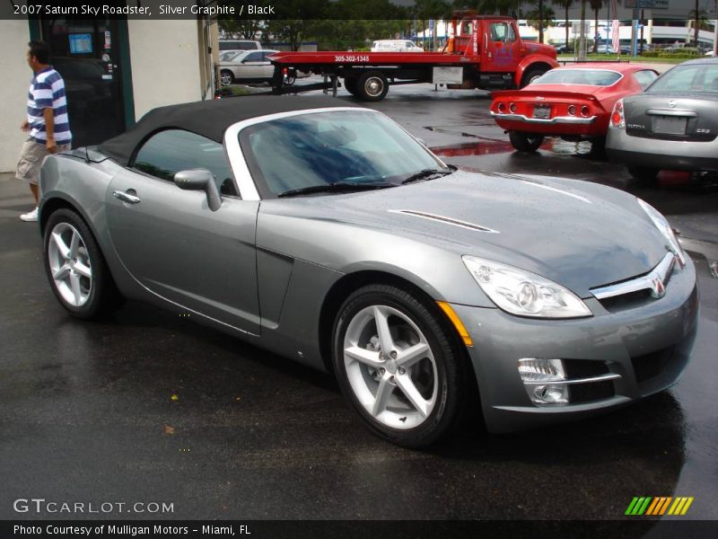 Silver Graphite / Black 2007 Saturn Sky Roadster