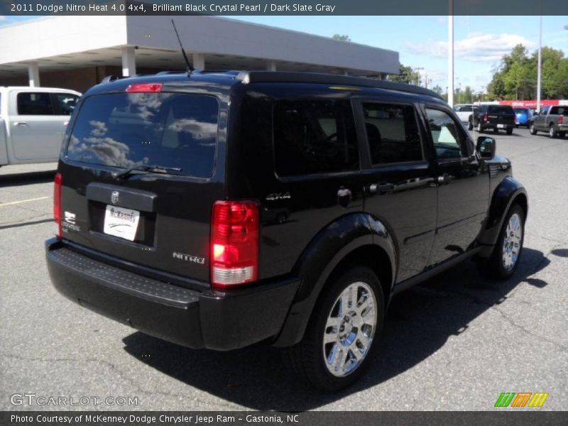 Brilliant Black Crystal Pearl / Dark Slate Gray 2011 Dodge Nitro Heat 4.0 4x4