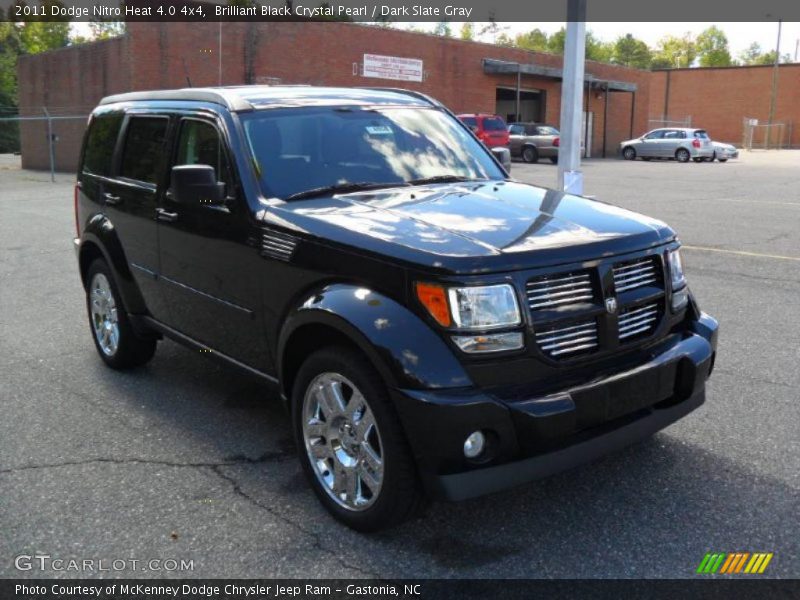 Brilliant Black Crystal Pearl / Dark Slate Gray 2011 Dodge Nitro Heat 4.0 4x4