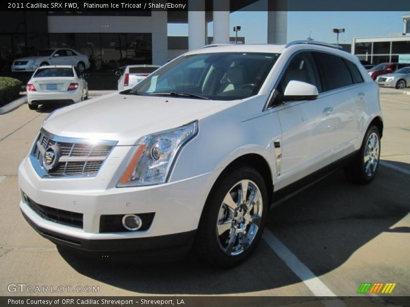 Platinum Ice Tricoat / Shale/Ebony 2011 Cadillac SRX FWD