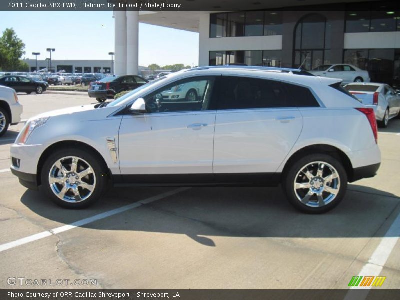 Platinum Ice Tricoat / Shale/Ebony 2011 Cadillac SRX FWD
