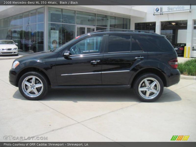 Black / Black 2008 Mercedes-Benz ML 350 4Matic