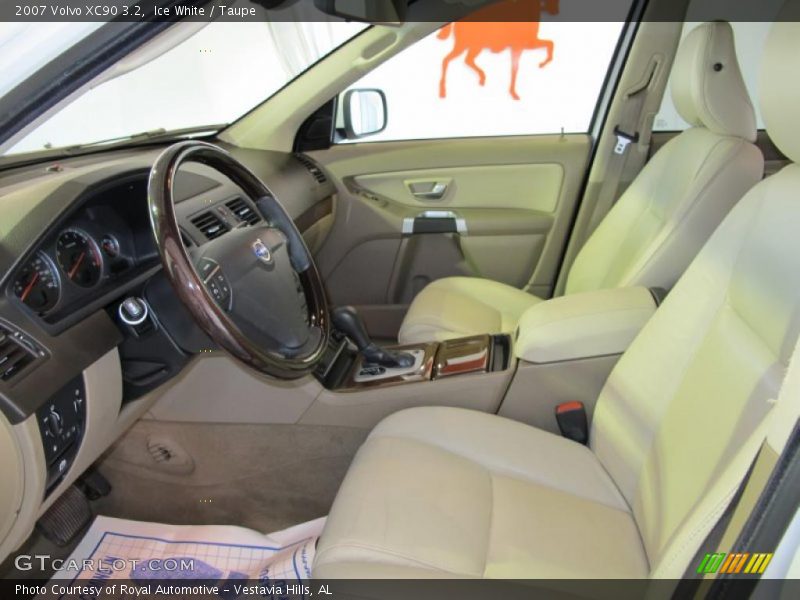 Ice White / Taupe 2007 Volvo XC90 3.2