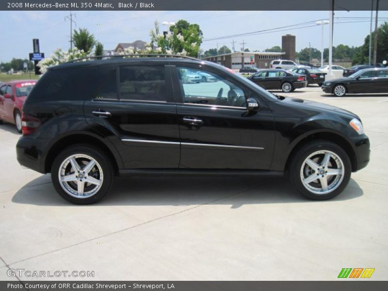 Black / Black 2008 Mercedes-Benz ML 350 4Matic
