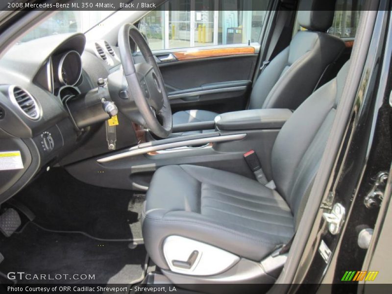 Black / Black 2008 Mercedes-Benz ML 350 4Matic