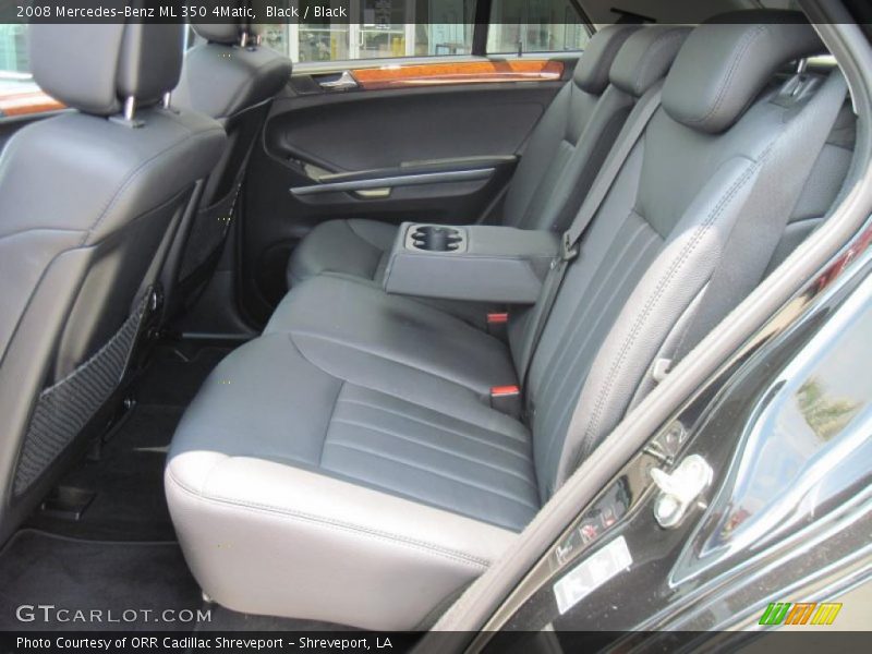 Black / Black 2008 Mercedes-Benz ML 350 4Matic