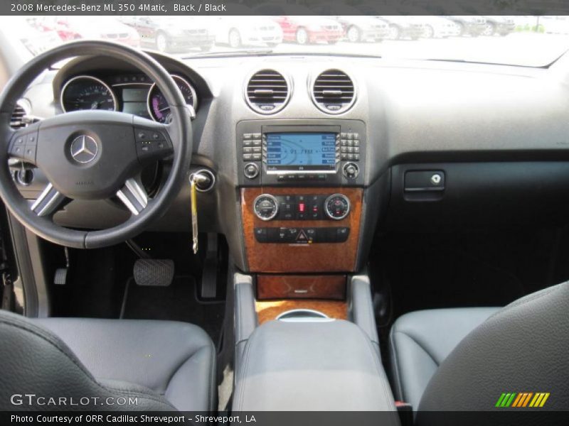 Black / Black 2008 Mercedes-Benz ML 350 4Matic