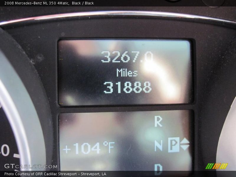 Black / Black 2008 Mercedes-Benz ML 350 4Matic