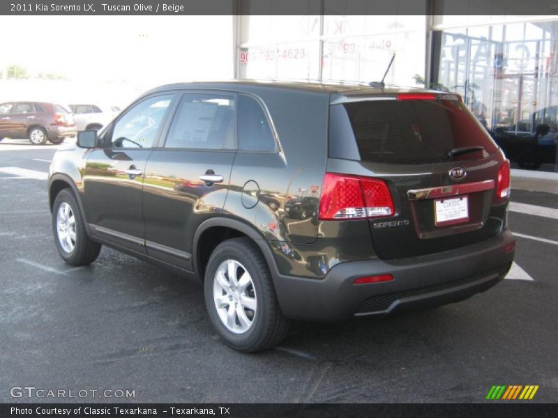 Tuscan Olive / Beige 2011 Kia Sorento LX