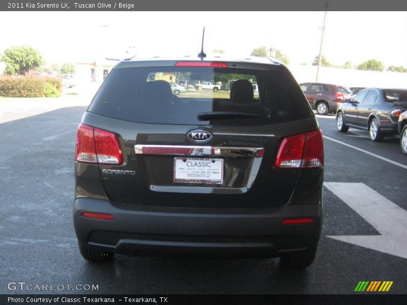 Tuscan Olive / Beige 2011 Kia Sorento LX