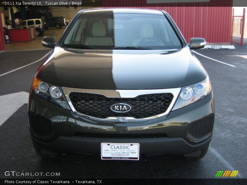 Tuscan Olive / Beige 2011 Kia Sorento LX