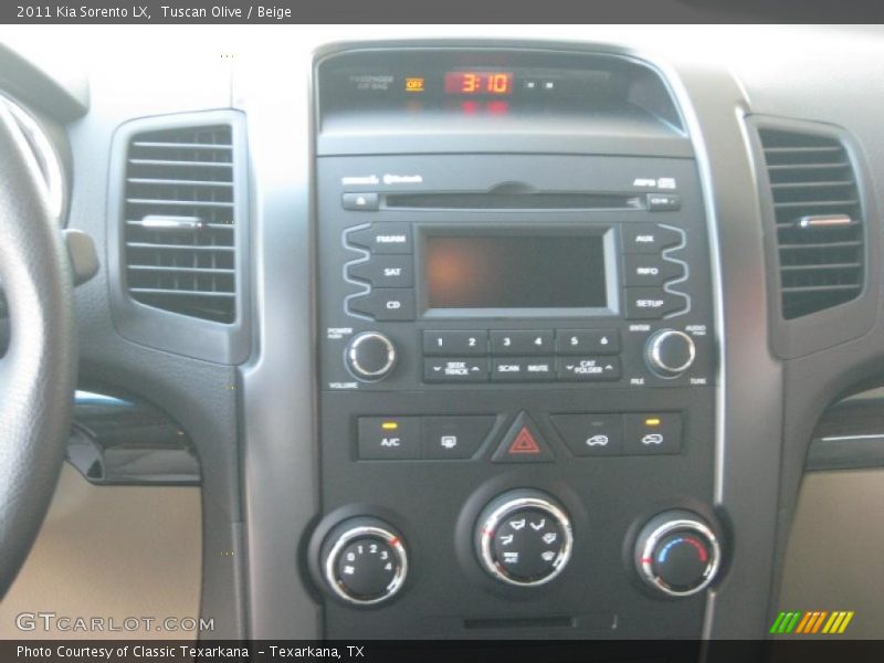 Tuscan Olive / Beige 2011 Kia Sorento LX