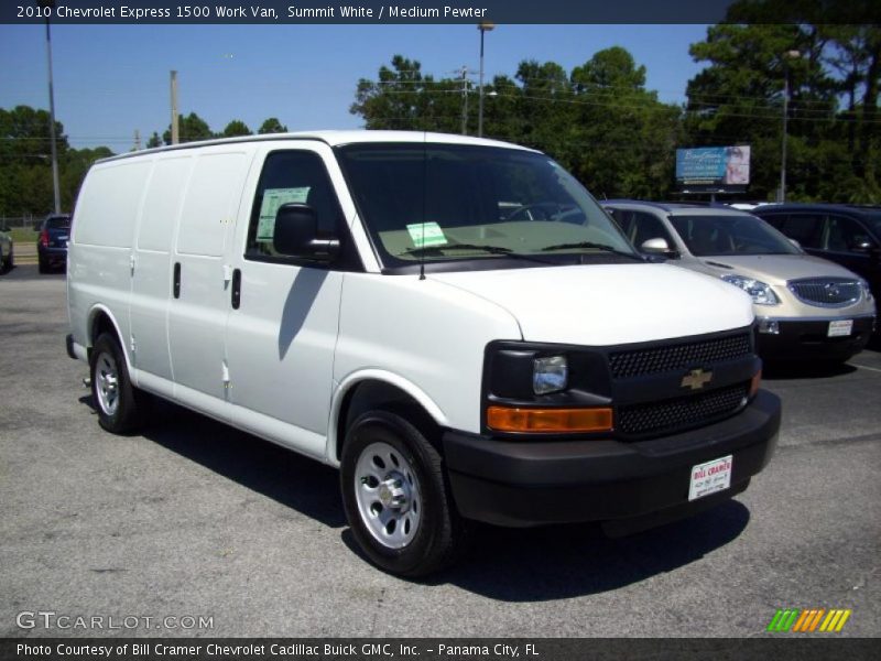 Summit White / Medium Pewter 2010 Chevrolet Express 1500 Work Van