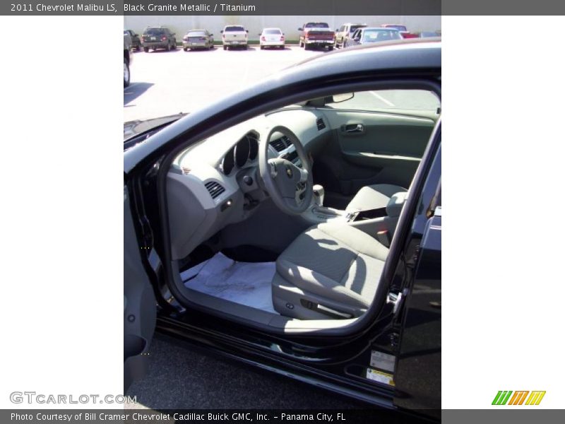 Black Granite Metallic / Titanium 2011 Chevrolet Malibu LS
