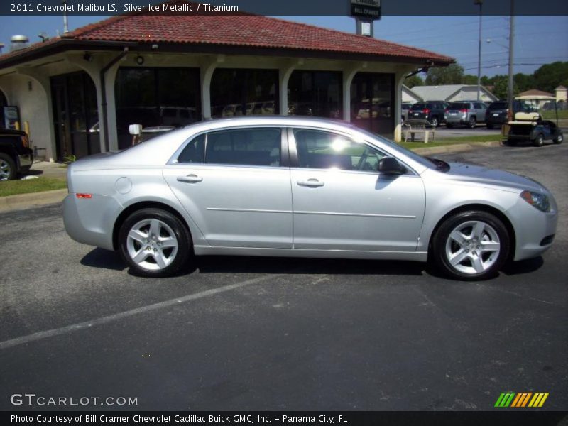 Silver Ice Metallic / Titanium 2011 Chevrolet Malibu LS