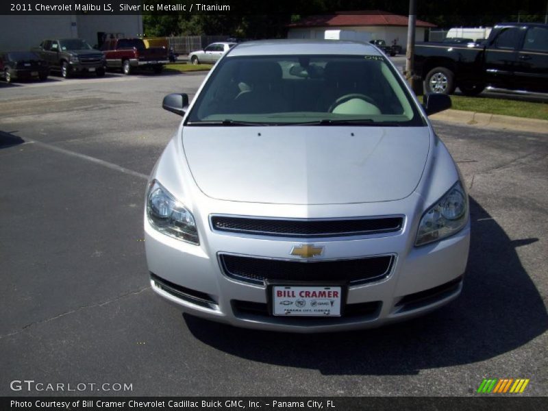 Silver Ice Metallic / Titanium 2011 Chevrolet Malibu LS