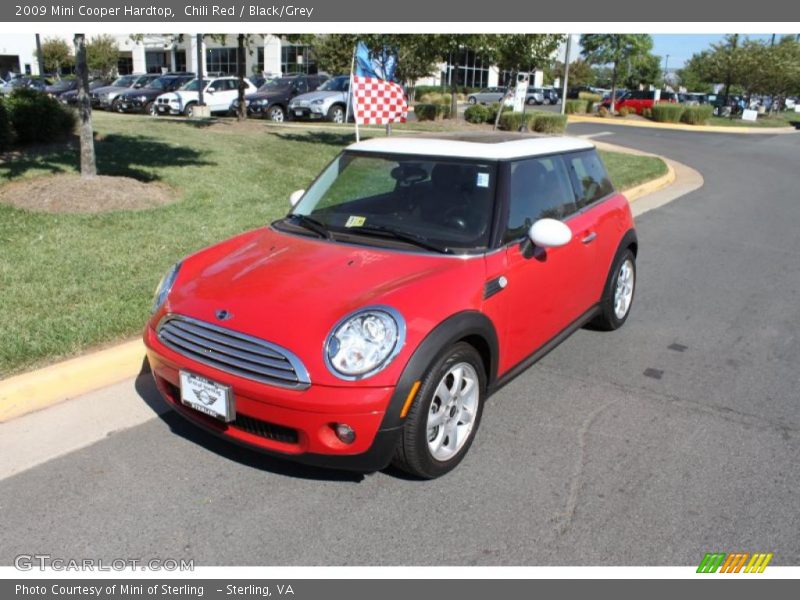 Chili Red / Black/Grey 2009 Mini Cooper Hardtop