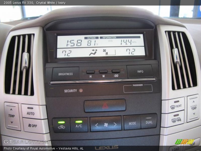 Crystal White / Ivory 2005 Lexus RX 330